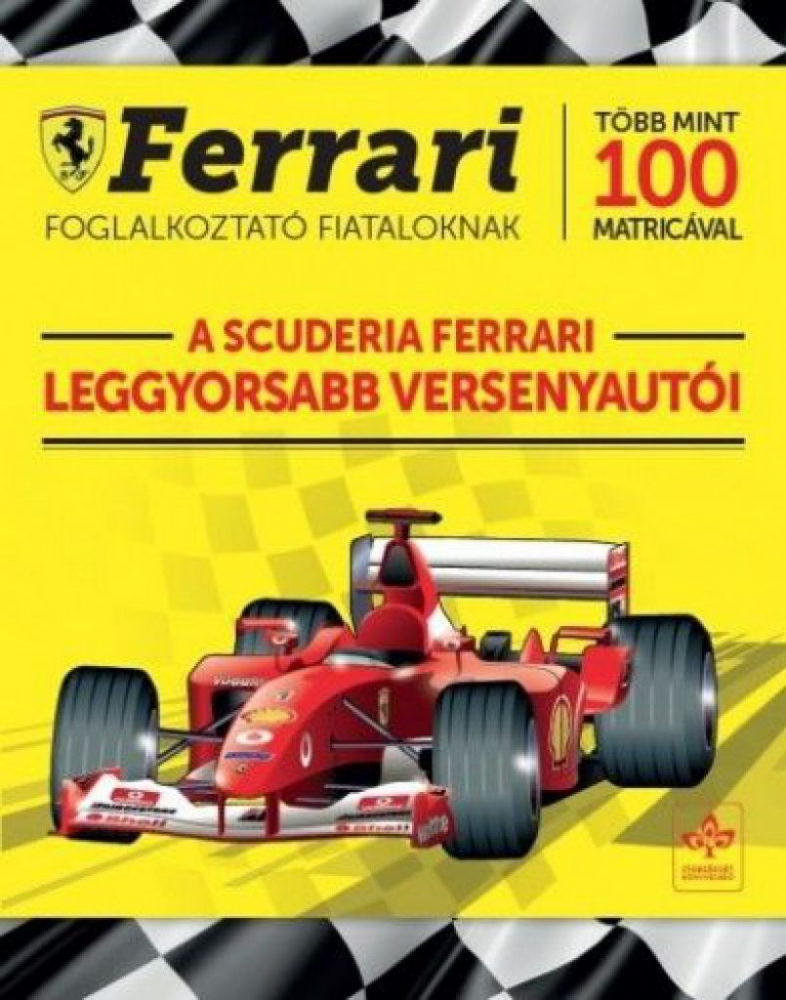 A Scuderia Ferrari leggyorsabb versenyautói - Ferrari foglalkoztató fiataloknak több mint 100 matricával - Image 2