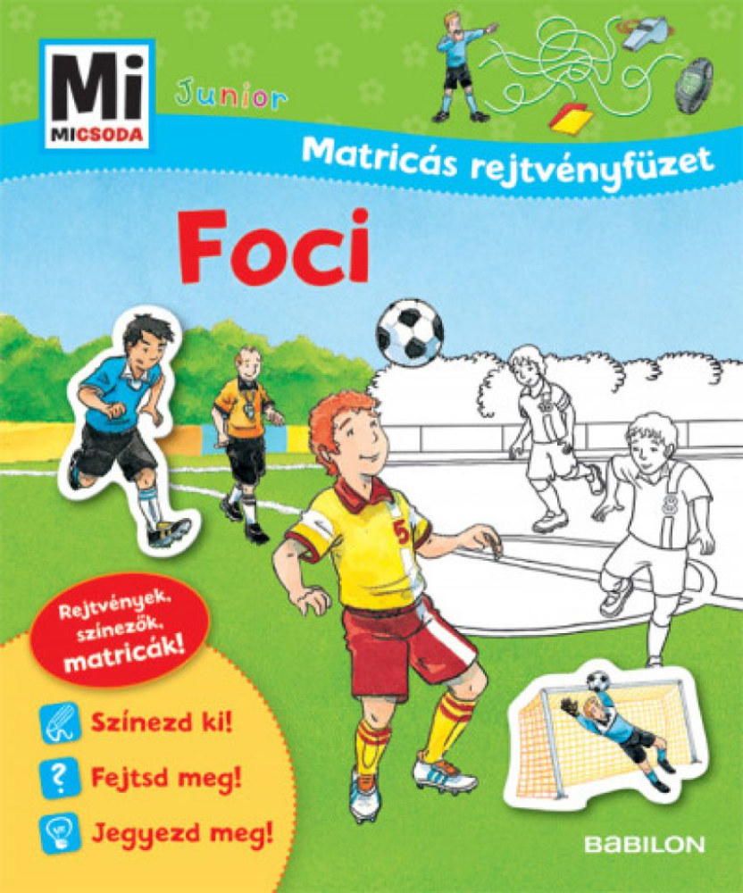 Foci - Mi Micsoda Junior Matricás rejtvényfüzet - Image 2