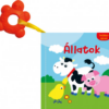 Textilkönyv rágókával - Állatok
