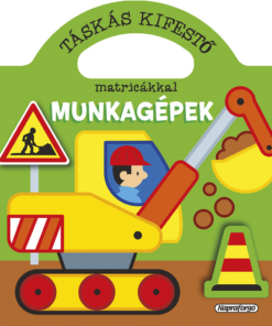 Táskás kifestő matricákkal - Munkagépek