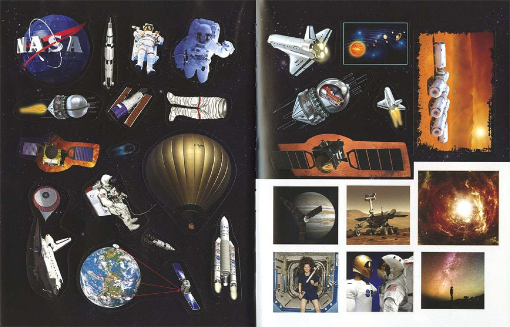 Space Stickers - Astronauts and Space Exploration - Image 6