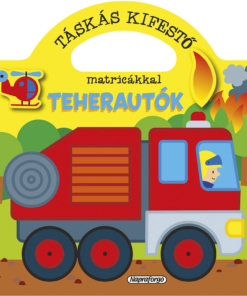 Táskás kifestő matricákkal - Teherautók - Image 2
