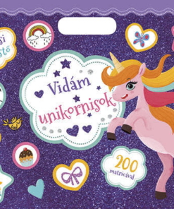 Alternative view of Óriási kifestő - Vidám unikornisok