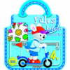 Füles kifestő matricákkal 4. - Roller - Több mint 100 db matricával