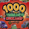 1000 teherautó és munkagép matricája - Piros