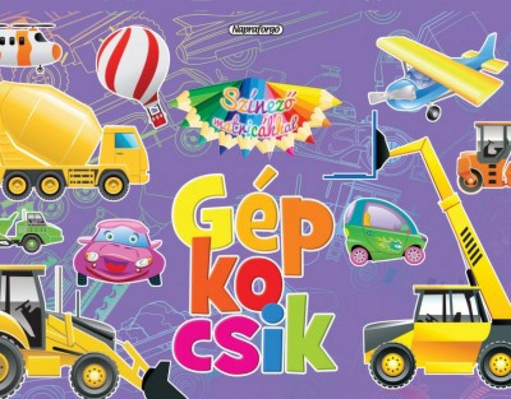 Színező matricákkal - Gépkocsik - Image 2