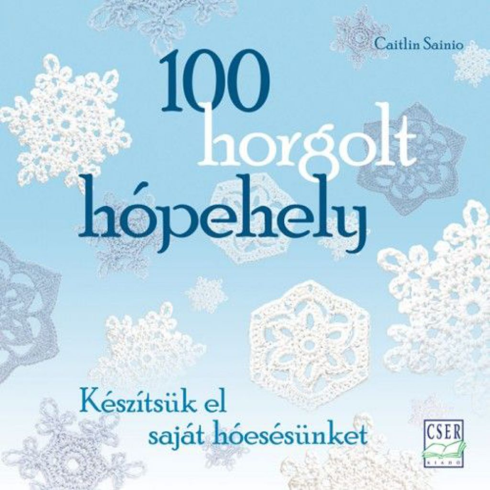 100 horgolt hópehely - Image 2