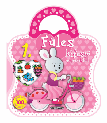 Füles kifestő matricákkal - 1. Bicikli