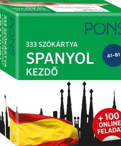 PONS 333 szókártya SPANYOL kezdő + 100 online feladat