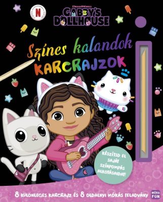 Gabi babaháza - Színes kalandok - Karcrajzok - 8 különleges karcrajz és 8 oldalnyi mókás feladvány