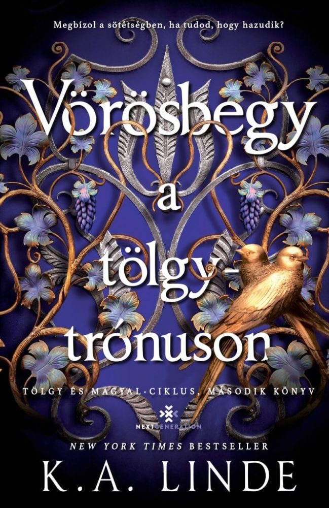 Vörösbegy a tölgytrónuson - Éldekorált - Image 2