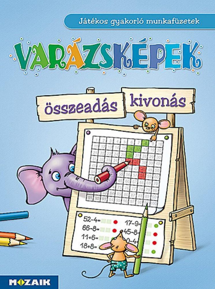 Varázsképek ? Játékos összeadás-kivonás gyakorló 1?3. o. (MS-1553U) - Image 2