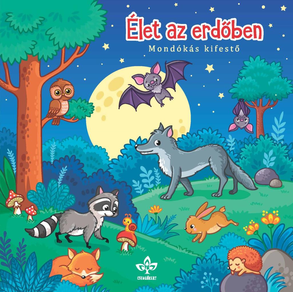 Élet az erdőben – Mondókás kifestő