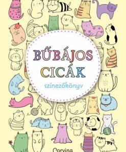 Bűbájos cicák - Színezőkönyv
