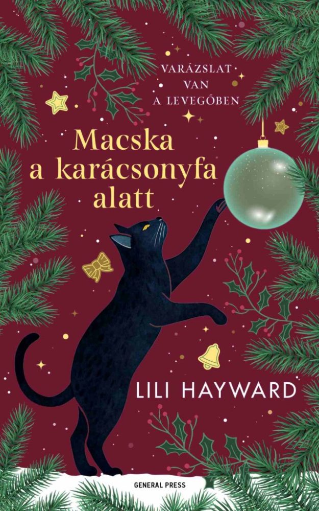 Macska a karácsonyfa alatt