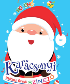 Karácsonyi matricás színező