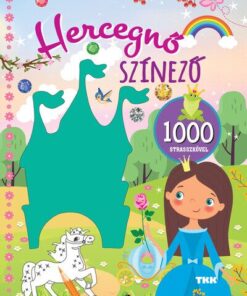 Hercegnő színező - 1000 strasszkő