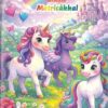 Unikornisok kifestő - Matricákkal