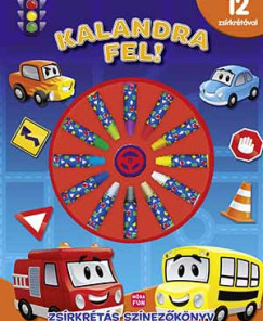 Kalandra fel! Zsírkrétás színezőkönyv