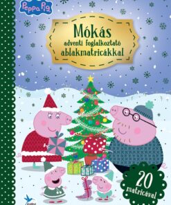 Peppa malac - Mókás adventi foglalkoztató ablakmatricákkal
