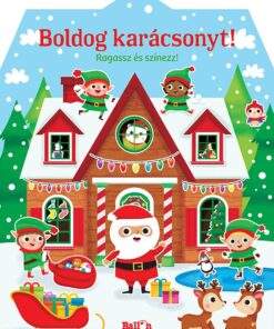 Boldog karácsonyt! – Ragassz és színezz!