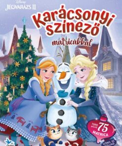 Karácsonyi színező matricákkal - Jégvarázs 2.