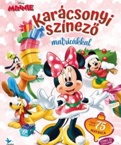 Karácsonyi színező matricákkal - Minnie