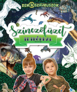 Színezőfüzet tetkókkal - Dinoszauruszok